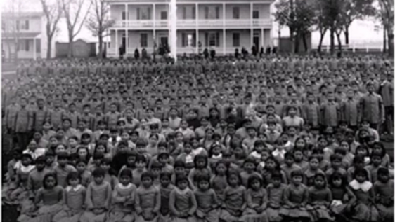 The Carlisle Indian Industrial School was established in 1879 by Richard Pratt.  These schools were designed to remove Indian culture from their upbringing, thus assimilating them into white society.